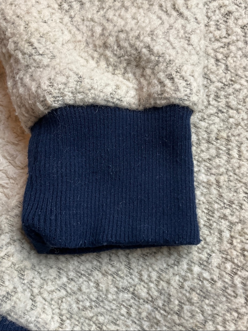 Patagonia W's Woolyester Fleece Pullover Oatmeal Heather Color Size Small - Picture 5 of 16